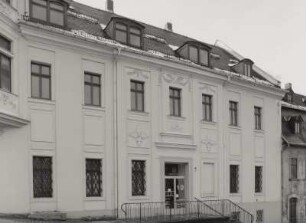 Mylau, Wohnhaus : Mylau. Wohnhaus (ehemaliges Bankhaus der Familie Georgi), Brücknerstraße 30. Straßenansicht