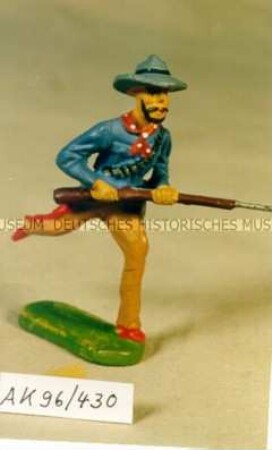 Laufender Cowboy mit Gewehr