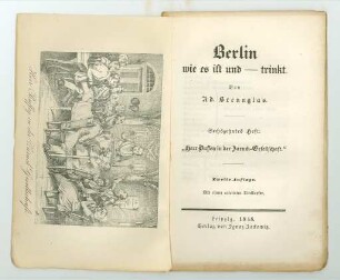 Berlin wie es ist und - trinkt.