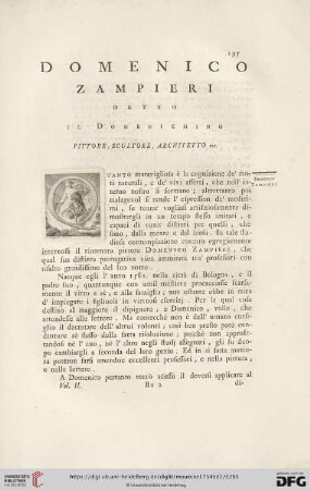 Domenico Zampieri, detto il Domenichino