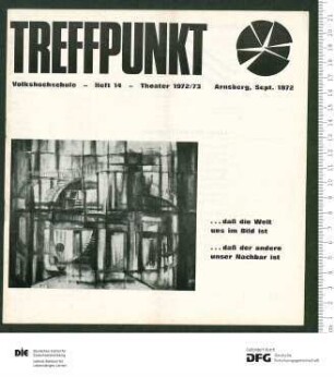 Theaterprogramm Jahr 1972/1973