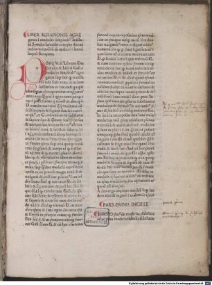 Liber aggregatus in medicinis simplicibus