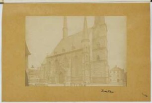 Katharinenkirche, Zwickau: Ansicht (aus: Skizzen- und Fotoalbum 17)