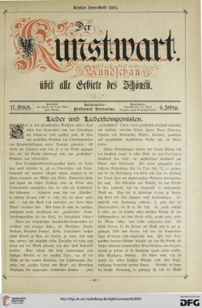 Heft 17 (1. Juniheft 1893)