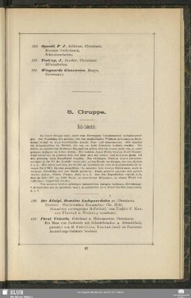 8. Gruppe. Holz-Industrie