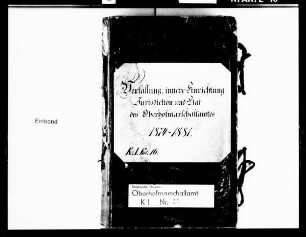 Etat des Oberhofmarschallamts