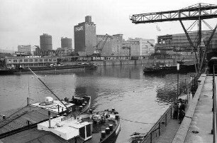 Rheinhafen: Hafenbecken mit Gebäuden [Neptun]