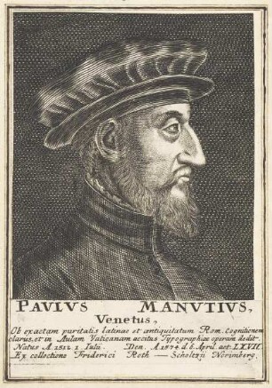 Bildnis des Pavlvs Manutivs