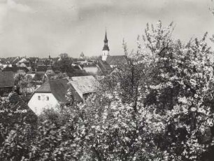 Siebenlehn : Siebenlehn. Stadtteilansicht mit Stadtkirche von Süden