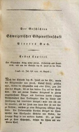 Der Geschichten schweizerischer Eidgenossenschaft ... Theil. 4, Bis auf die Zeiten des Burgundischen Kriegs