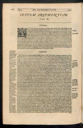 Sextum Argumentum. Cap. VI.