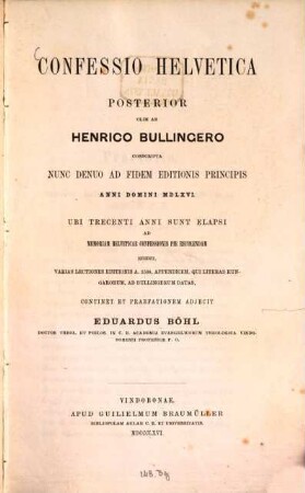 Confessio Helvetica posterior