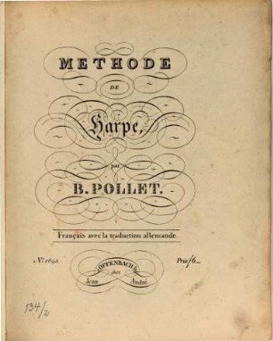Méthode de Harpe : Français avec la traduction allemande