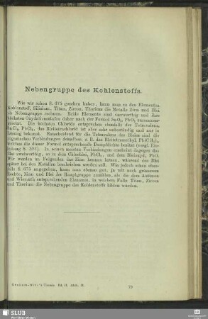 Nebengruppe des Kohlenstoffs