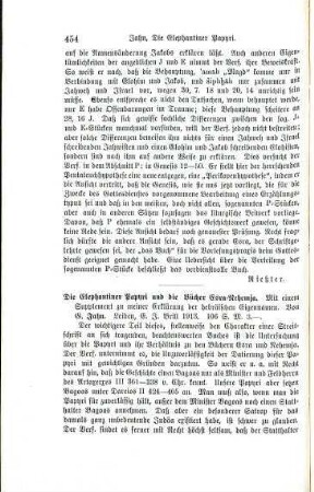 454-456 [Rezension] Jahn, Gustav, Die Elephantiner Papyri und die Bücher Esra - Nehemja