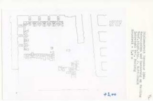 Wohnungsbau und Sanierung, Berlin-Wedding (Diplomarbeit bei Peter Poelzig): Grundriss + 3.00