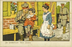 Im Feindesland: Beim Füttern