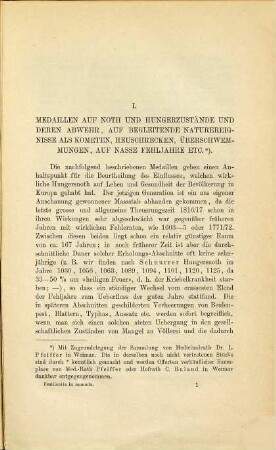 Pestilentia in nummis : Geschichte der grossen Volkskrankheiten in numismatischen Dokumenten ; ein Beitrag zur Geschichte der Medicin und der Cultur