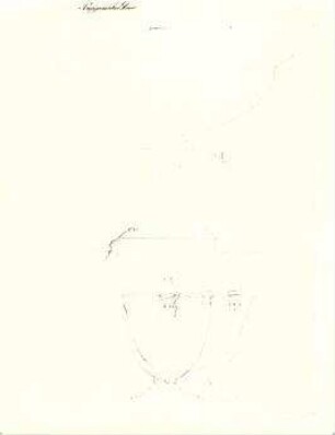 Gärtner, Friedrich von; Aschaffenburg; Pompejanisches Haus (Pompejanum) - Geschirre (Ansicht)