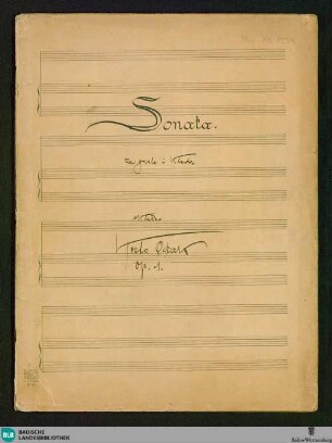 Sonatas - Don Mus.Ms. 2549 : vl, pf; b
