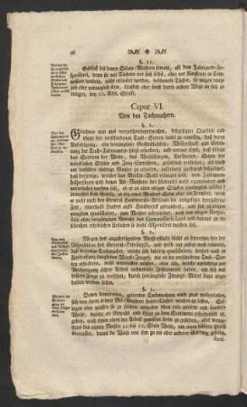 Caput VI. Von den Tuchmachern