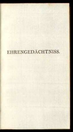 Ehrengedächtniss
