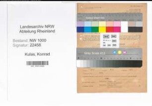 Entnazifizierung Konrad Kulas, geb. 18.06.1889 (Bergmann)