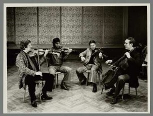 Heinz Schunk : Portrait des Geigers Heinz Schunk und des Brahms-Quartetts im Funkhaus Berlin