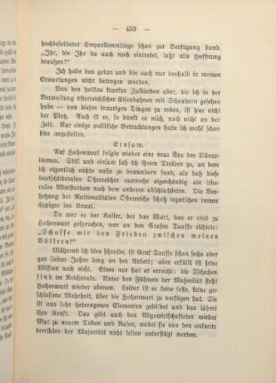 Einsam.