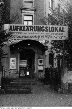 Dresden, Aufklärungslokale, Oktober 1951