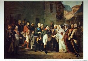 Napoléon u. Königin Luise in Tilsit (Juli 1807)