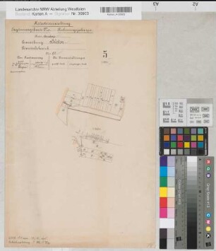 Neheim-Hüsten (Arnsberg), Teilung von Hüsten, Ergänzungskarte Hüsten Flur 5