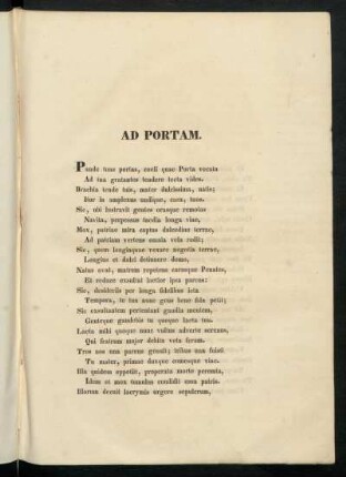 Ad Portam