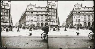 Paris. Straßenszene auf dem Cour du Rome