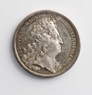 Medaille Ludwigs XIV. auf den Frieden von Rijswijk 1697