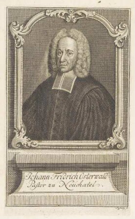 Bildnis des Johann Fridrich Osterwald