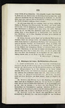 Satzungen des bayer. Volksschullehrer-Vereins