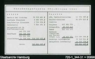 Zusammengefasste TVA-Bilanz