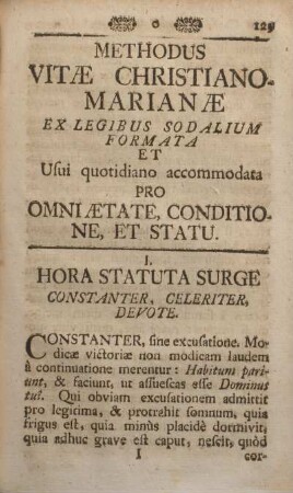 Methodus vitæ Christiano-Marianæ ex legibus sodalium formata et ...
