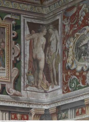 Szenen aus der Geschichte Josephs zwischen Imperatoren, Göttern, allegorischen und mythologischen Figuren