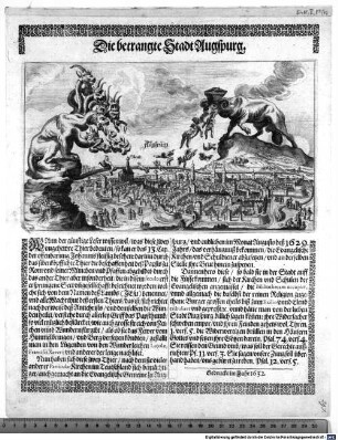 Die betrangte Stadt Augspurg