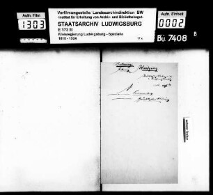 Weidgang, Oberamt Backnang