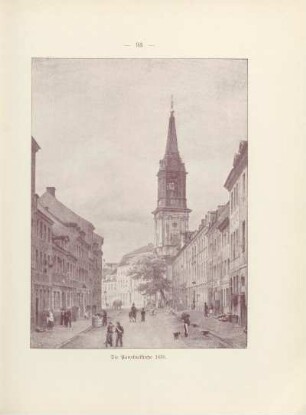 Die Parochialkirche 1830