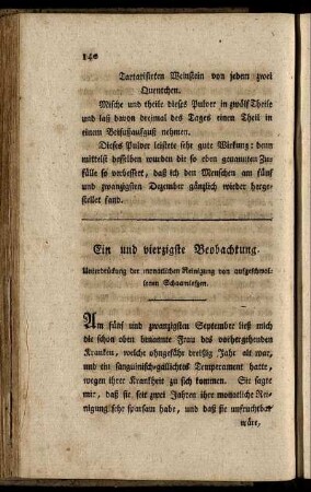 Ein und vierzigste Beobachtung. - Neun und vierzigste Beobachtung.