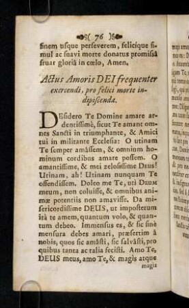 76-77, Actus Amoris Dei frequenter exercendi, ...