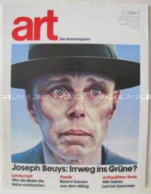 Kunstmagazin "art" mit einem Beitrag über Joseph Beuys