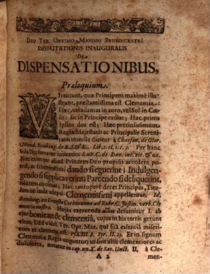 Ex Decreto Et Autoritate ... JCtorum Ordinis, in ... Academia Jenensi, Præside ... Dn. Joh-Volk-Bechmann ... Disputationem Inauguralem De Dispensationibus, Pro Licentia Summos In Utroque Jure Honores Ac Privilegia Doctoralia ritè capessendi, Publico Doctorum Examini sistit Tobias Bormann, Witteberg. In Auditorio JCtorum, Die Septembr Horis ante- & pomeridianis