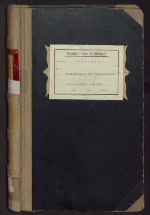 Solingen: Bau- und Wegekommission 1904-1905