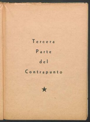 Tercera Parte del Contrapunto