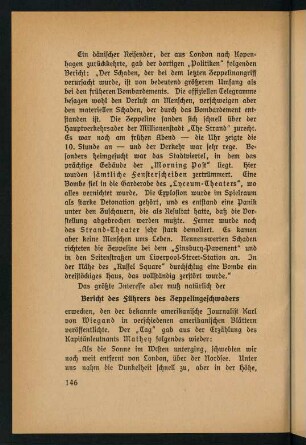 146-163, Bericht des Führers des Zeppelingeschwaders